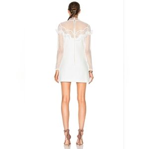 Self Portrait Wave Trim Mini Dress